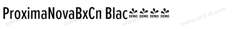 ProximaNovaBxCn Blac字体转换
